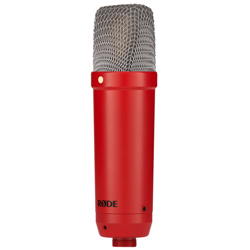Rode NT1 Studio Series Condenser Microphone w/ Shock Mount & XLR Cable, Red