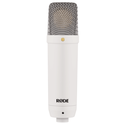 Rode NT1 Studio Series Condenser Microphone w/ Shock Mount & XLR Cable, White