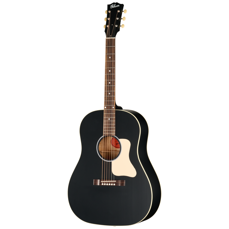 ギター Gibson J-45 60 EBONY Gibson J-45 Century 12-Fret Acoustic Guitar, Ebony