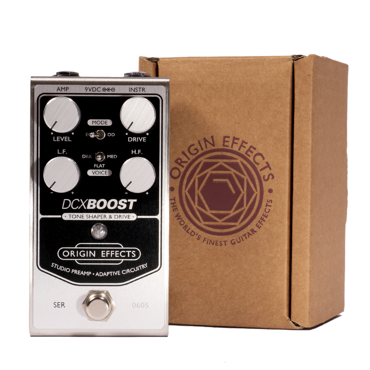 Origin Effects DCX Boost Tone Shaper and Drive Guitar Effect Pedal