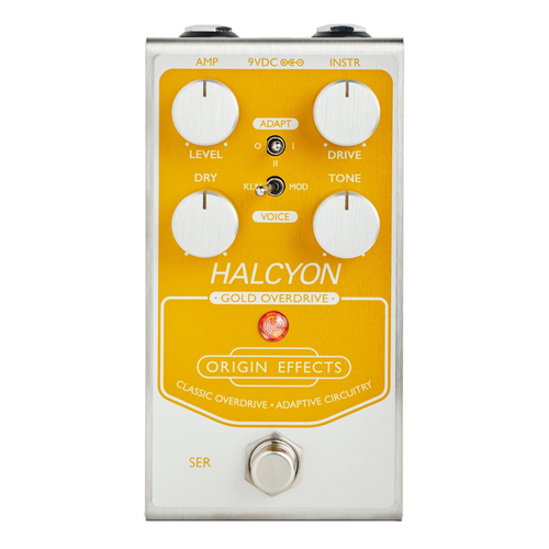 gold drive pedal Origin Effects Halcyon Gold Overdrive Effect Pedal