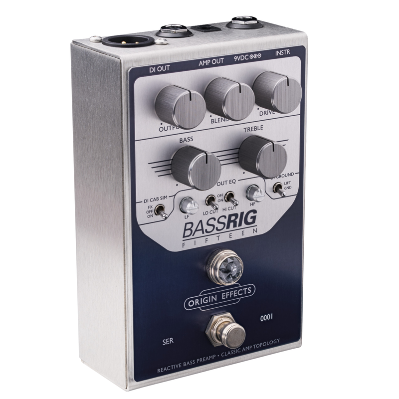 Origin Effects BassRig Fifteen Bass Preamp Effect Pedal