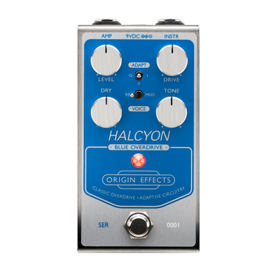 Origin Effects Halcyon Blue Overdrive Effect Pedal