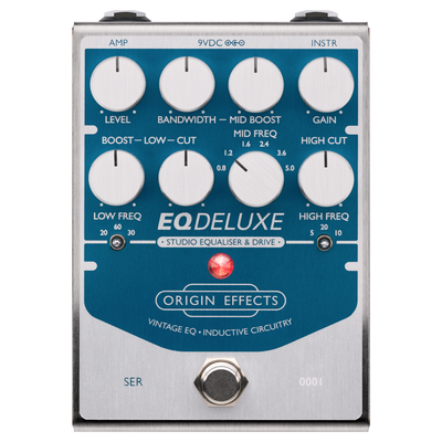 Origin Effects EQDELUXE Studio Equalizer & Overdrive Effect Pedal