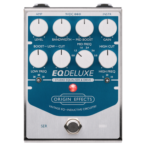 Origin Effects EQDELUXE Studio Equalizer & Overdrive Effect Pedal