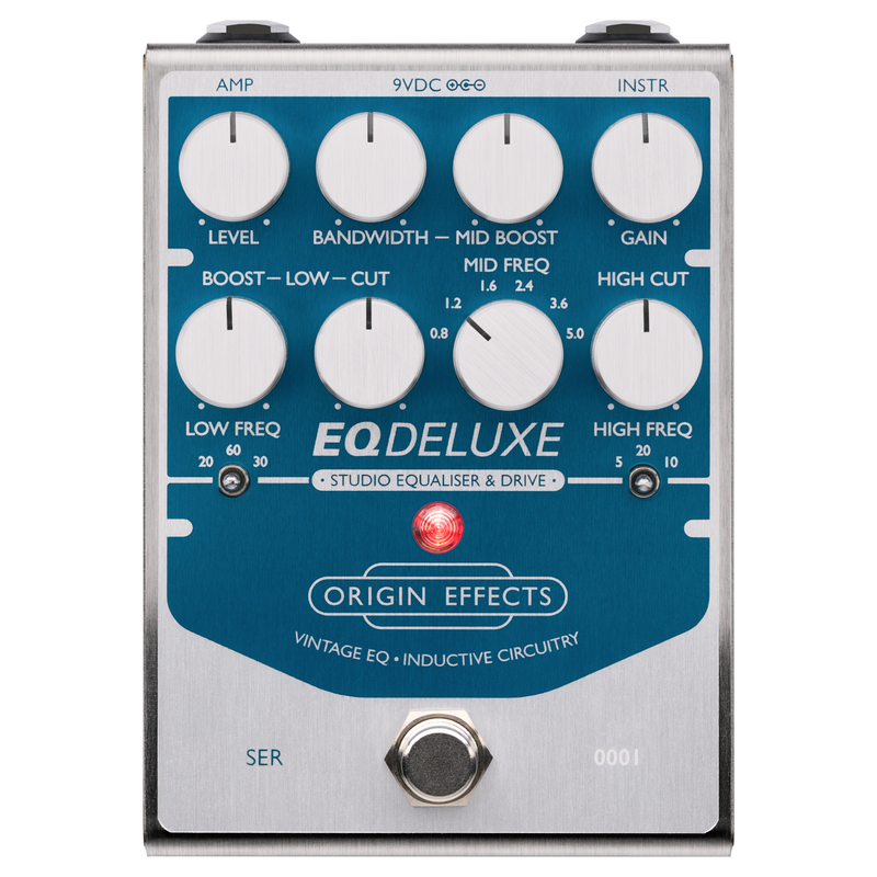 Origin Effects EQDELUXE Studio Equalizer & Overdrive Effect Pedal