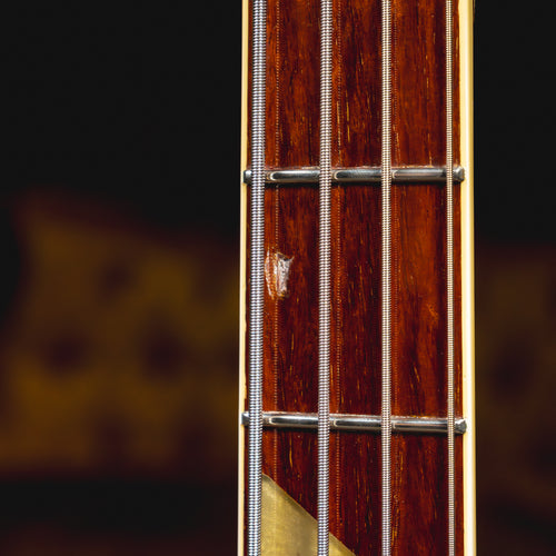 1974 Rickenbacker 4001 Electric Bass Guitar, White w/OHSC - Used