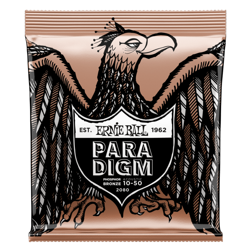 Ernie Ball 10-50 Paradigm Extra Light Phosphor Bronze Acoustic Guitar Strings