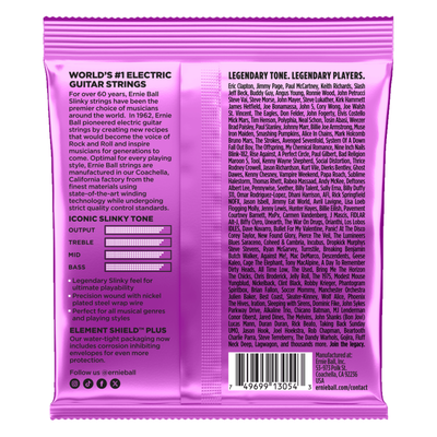 Ernie Ball Nova Slinky Nickel Wound Electric Guitar Strings, Wound G, 11-54