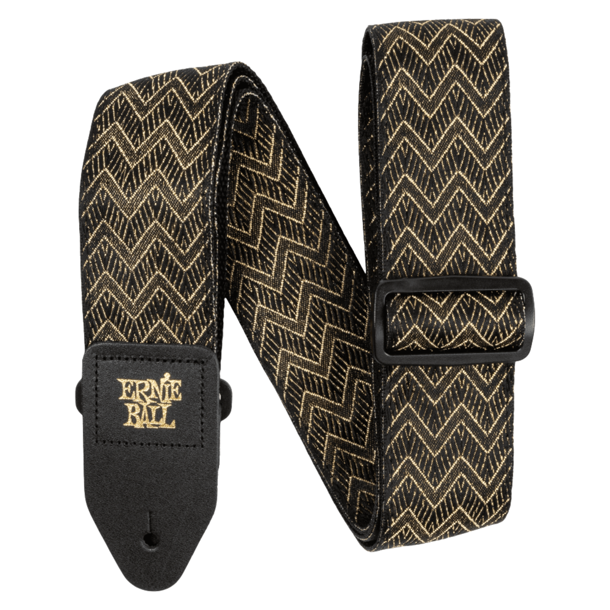 Ernie Ball Classic Jacquard Guitar/Bass Strap, Golden Waves