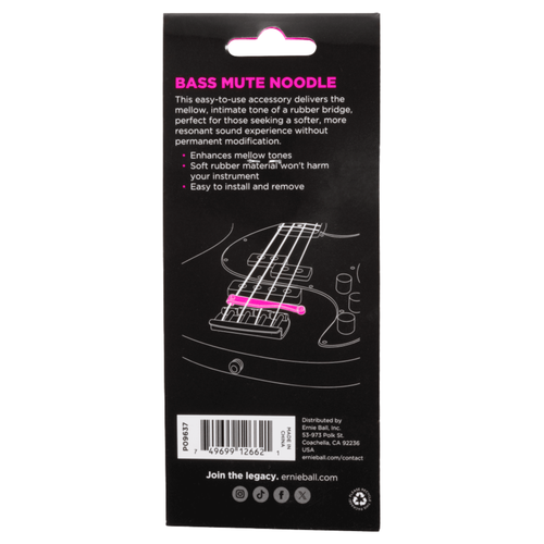 Ernie Ball Mute Noodle, Bass