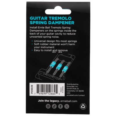 Ernie Ball Guitar String Dampener, Tremolo