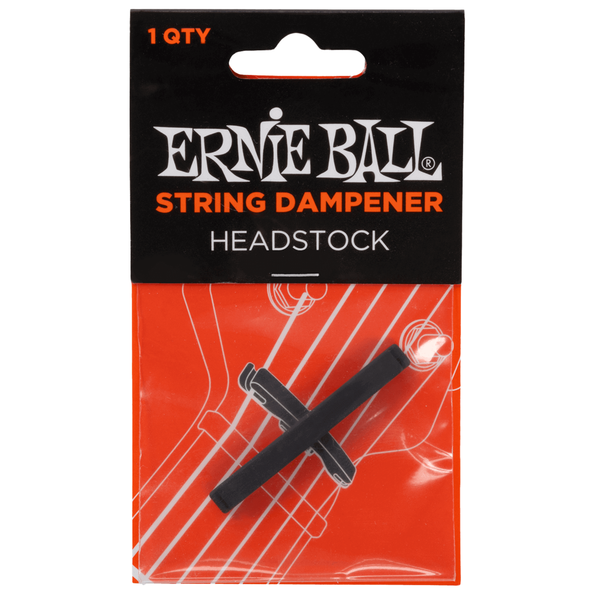 Ernie Ball Guitar String Dampener, Headstock