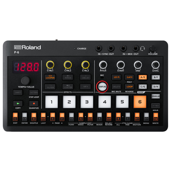 Roland AIRA P-6 MIDIコントローラー P6-roland-aira-compact-p-6-