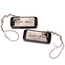 Fralin P90 Single Coil Electric Guitar Pickup Set, Soapbar, Gibson Wire, Stock Output, Black