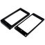 Allparts Black Curved Humbucking Pickup Ring Set for Epiphone