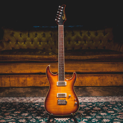 2019 Pensa MK I Plus, Two-Tone Cherry Burst w/ Mono Sleeve - Used