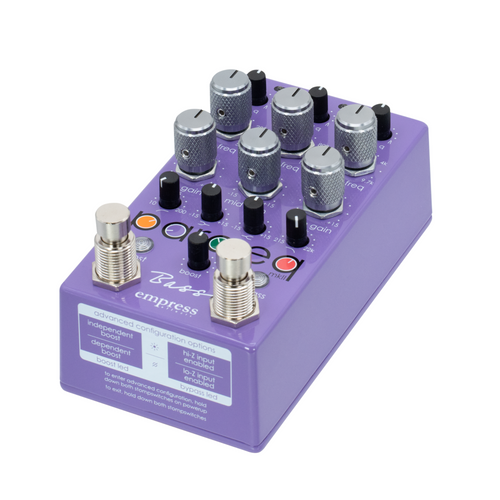 Empress Bass ParaEq Parametric EQ/Boost Effect Pedal Empress Bass ParaEq Parametric EQ/Boost Effect Pedal