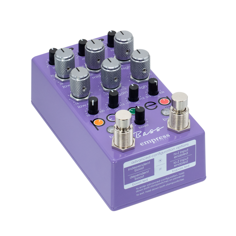 Empress Bass ParaEq Parametric EQ/Boost Effect Pedal