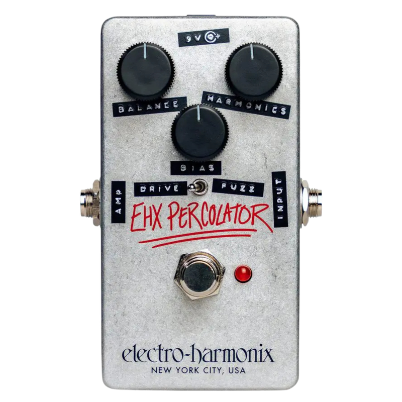 Electro-Harmonix Percolator Harmonic Saturator Fuzz Effect Pedal