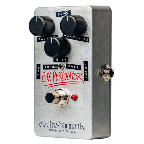Electro-Harmonix Percolator Harmonic Saturator Fuzz Effect Pedal