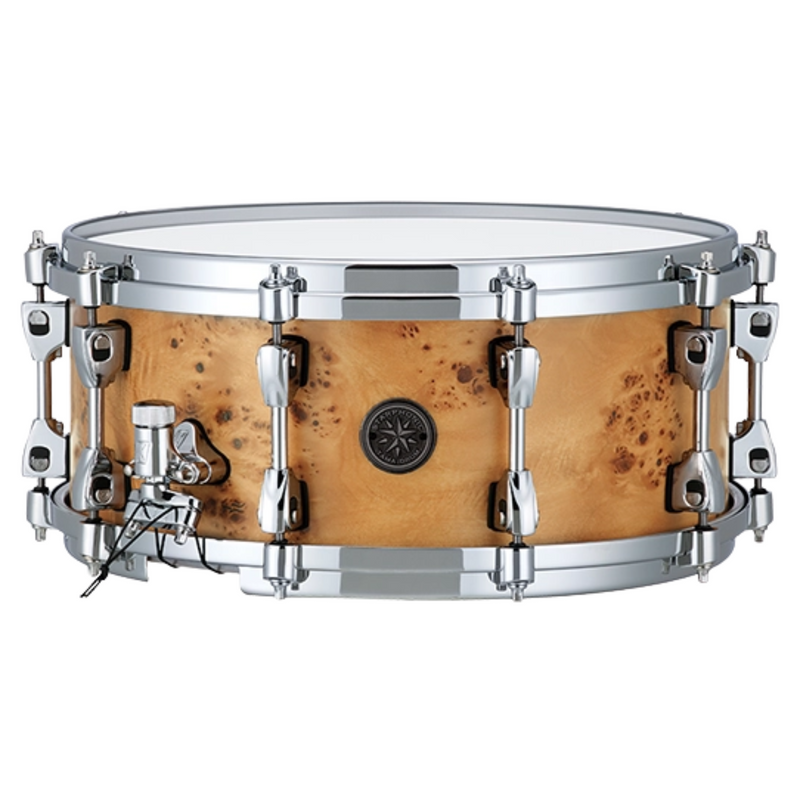 Tama 6x14 Starphonic Maple Snare Drum, Satin Mappa Burl