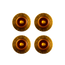 Gibson Top Hat Knobs, Vintage Amber, 4 Pack