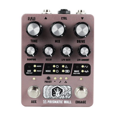 Electronic Audio Experiments Prismatic Wall Sympathetic String Resonator Effect Pedal
