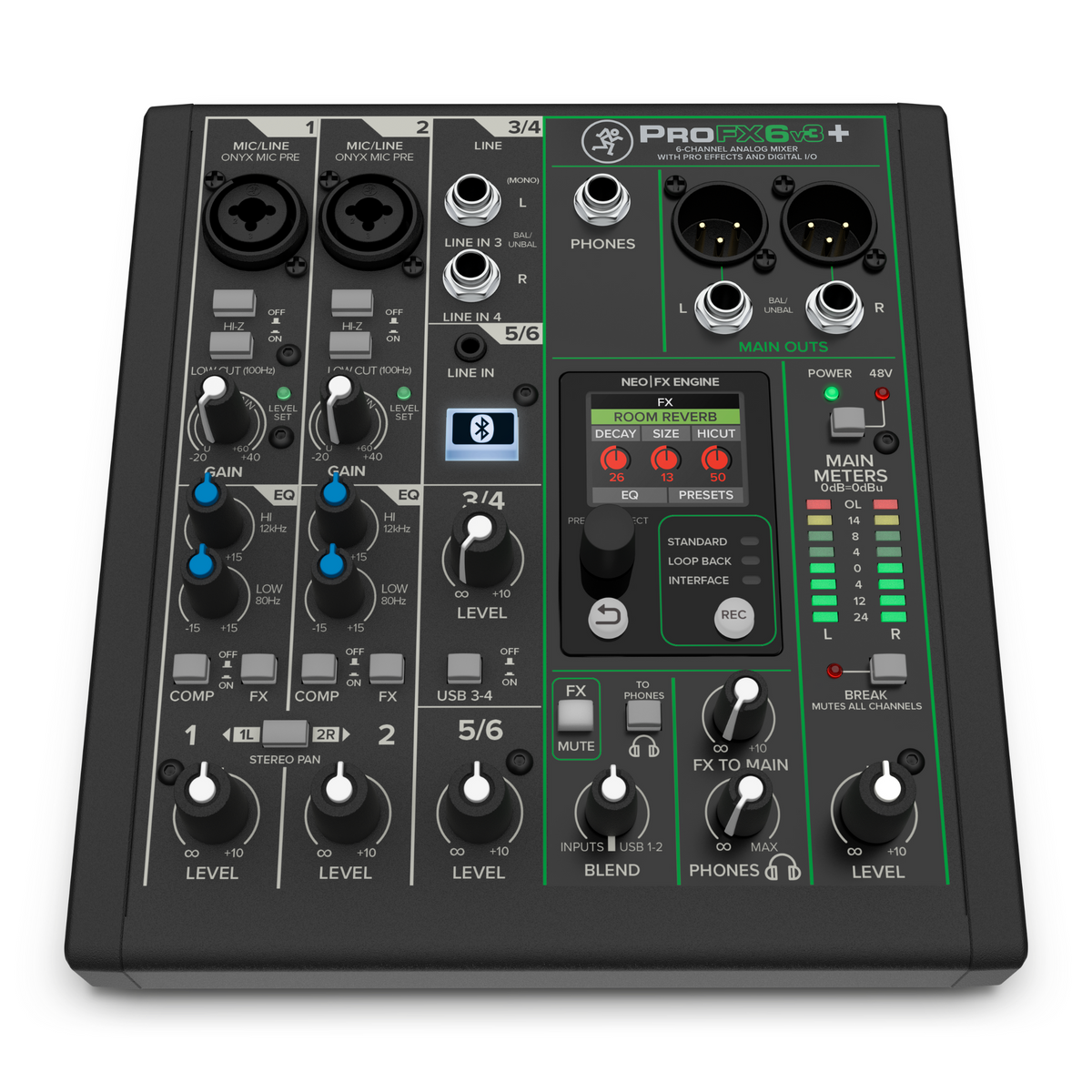Mackie ProFXv3+ 6-Channel Analog Mixer w/Bluetooth – Russo Music