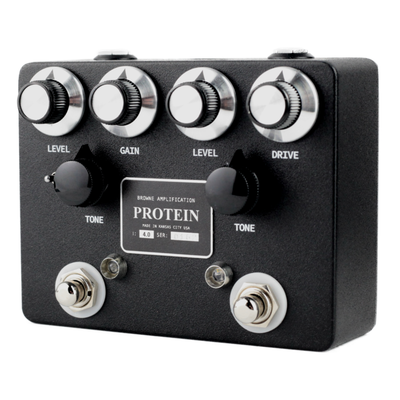 Browne Amplification The Protein V4 Dual Overdrive Effect Pedal, Black