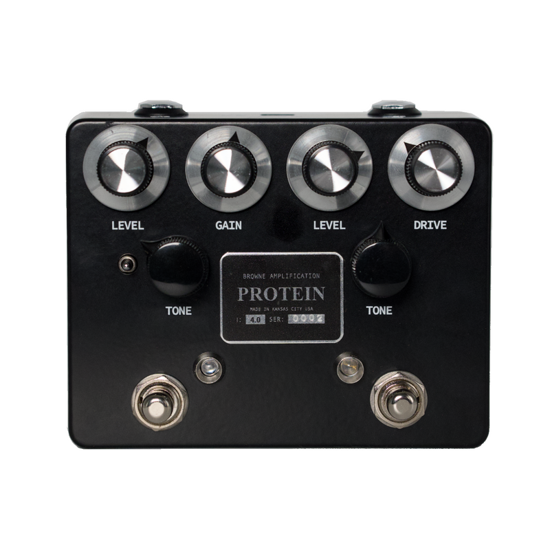 dual overdrive pedal Browne Amplification Protein Dual Overdrive V4 – Black