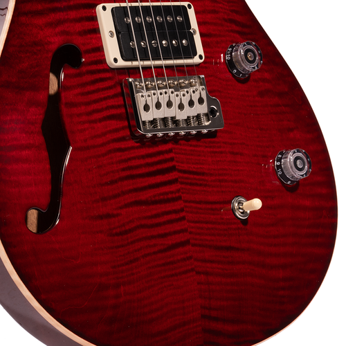 PRS CE 24 Semi-Hollow Electric Guitar, Fire Red Burst