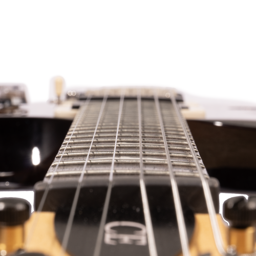 PRS CE24 Semi-Hollow Electric Guitar, Black Amber