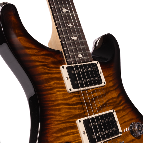 PRS CE24 Semi-Hollow Electric Guitar, Black Amber