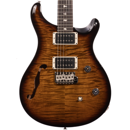 PRS CE24 Semi-Hollow Electric Guitar, Black Amber