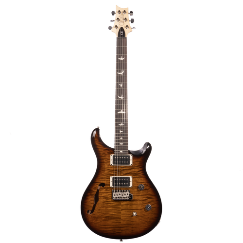 PRS CE24 Semi-Hollow Electric Guitar, Black Amber
