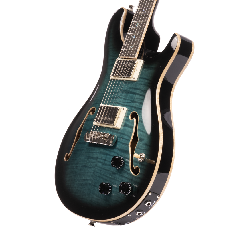 PRS SE Hollowbody II Piezo Electric Guitar, Peacock Blue