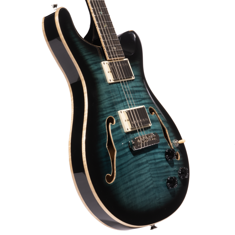 PRS SE Hollowbody II Piezo Electric Guitar, Peacock Blue