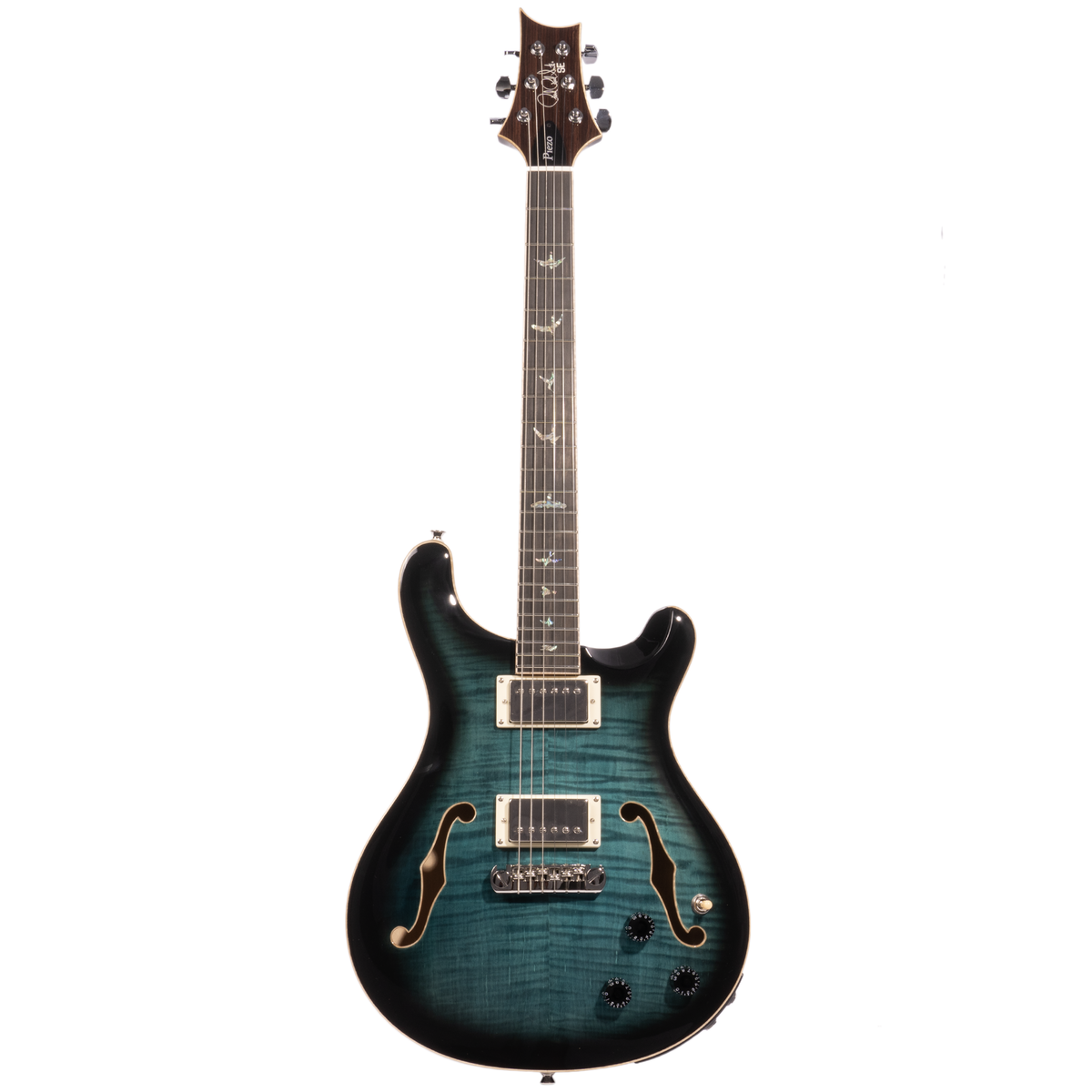 PRS SE Hollowbody II Piezo Electric Guitar, Peacock Blue - Used