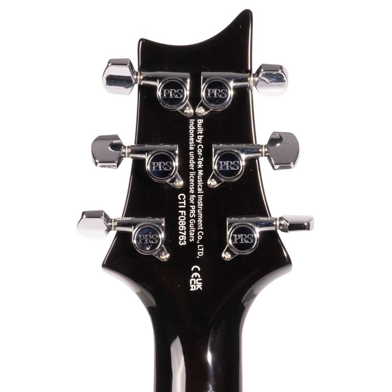 PRS SE Custom 24 Quilt Package Electric Guitar, Black Gold Sunburst