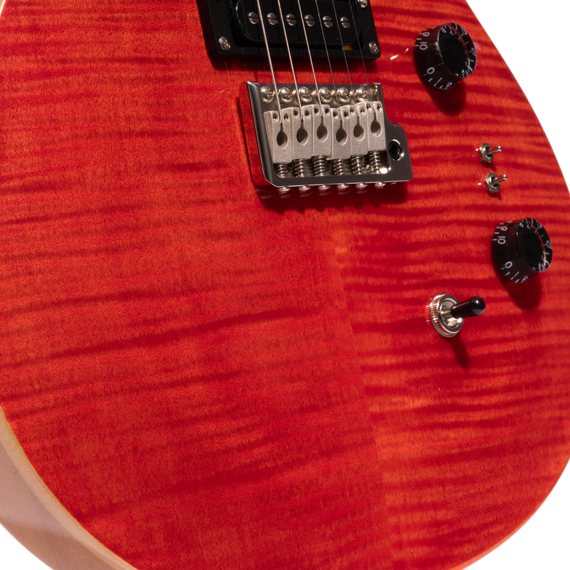 PRS SE Custom 24-08 Electric Guitar, Rosewood Fingerboard, Blood Orange