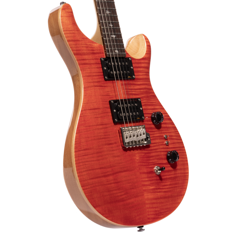 PRS SE Custom 24-08 Electric Guitar, Rosewood Fingerboard, Blood Orange