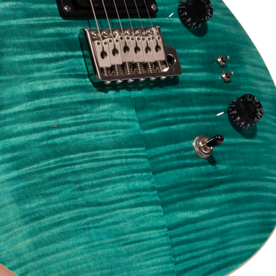 2023 PRS SE Custom 24-08 Electric Guitar, Rosewood Fingerboard, Turquoise