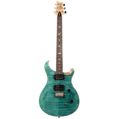 2023 PRS SE Custom 24-08 Electric Guitar, Rosewood Fingerboard, Turquoise