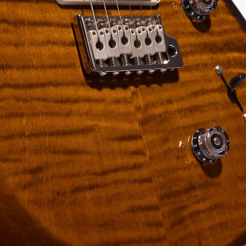 PRS Limited Edition S2 10th Anniversary Custom 24 Electric Guitar, Black Amber