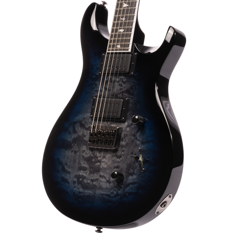 PRS SE Mark Holcomb Signature Electric Guitar, Holcomb Blue Burst w/Gig Bag