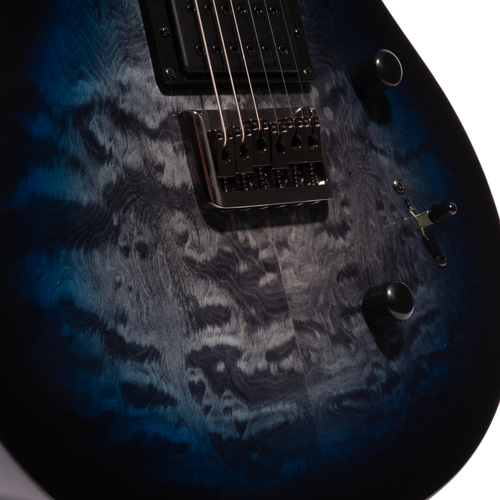 PRS SE Mark Holcomb Signature Electric Guitar, Holcomb Blue Burst w/Gig Bag