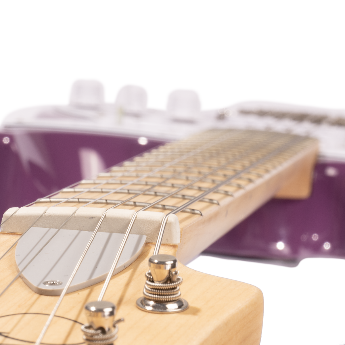 2023 PRS SE Silver Sky Electric Guitar, Maple Fingerboard, Summit Purple