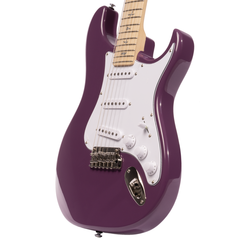 PRS SE Silver Sky Electric Guitar, Maple Fingerboard, Summit Purple