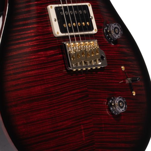 PRS Custom 24 10-Top Electric Guitar, Fire Smokeburst